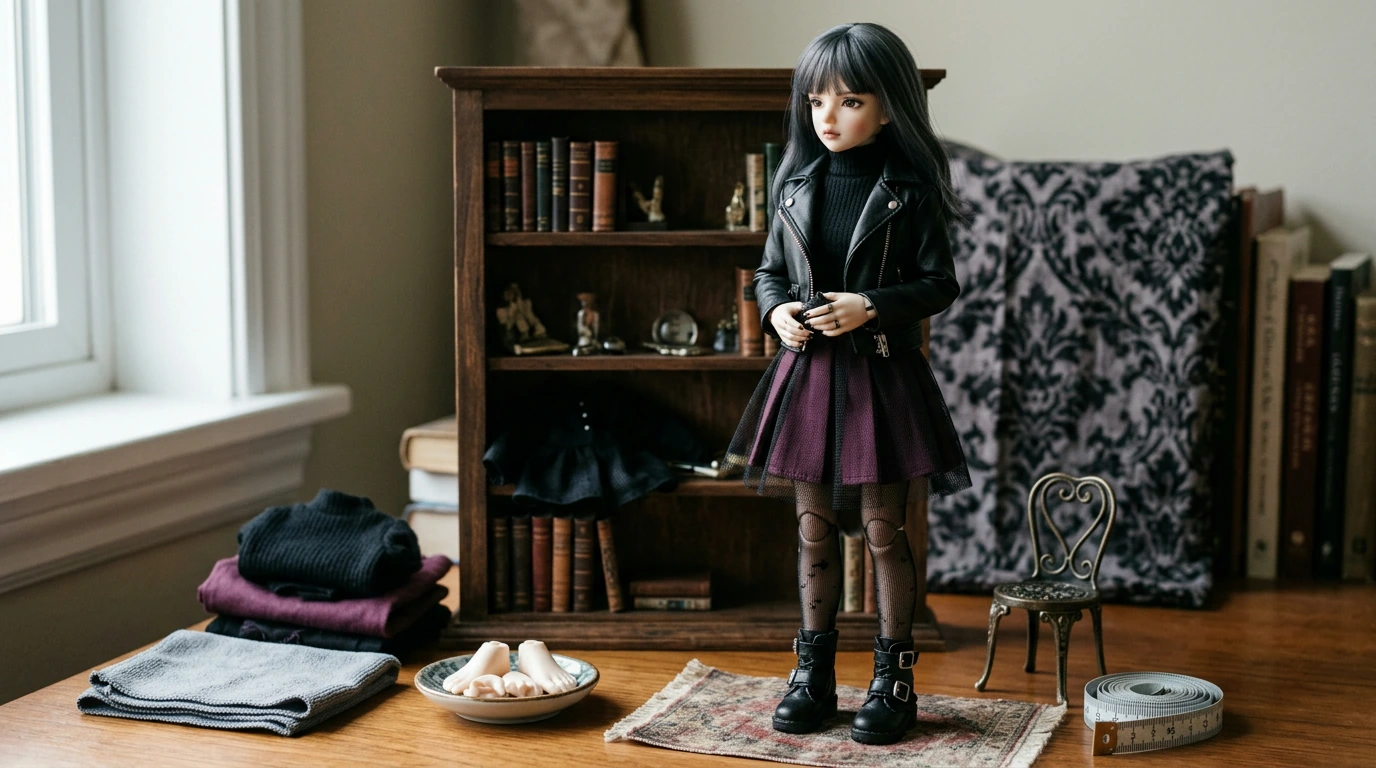 BJD Fashion Doll Raven: 1/4 Scale Styling & Care Guide