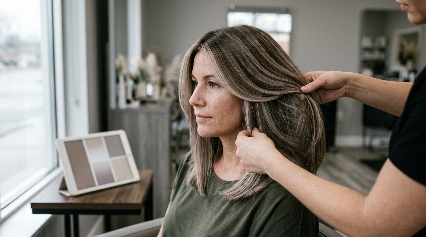 Cool Summer Hair Colors: Ash, Pearl & Mushroom Shades