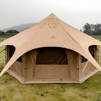 8+ Person Cotton Yurt Tent: Spacious, Waterproof Basecamp