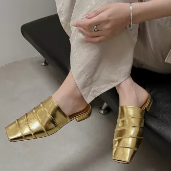 Genuine Leather Slip-On Mules for Summer: Fit & Care